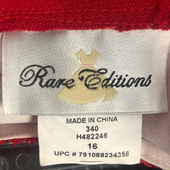 RARE EDITION Girls Foral overlay lace dress. Item# 0100 - Picture 6 of 6